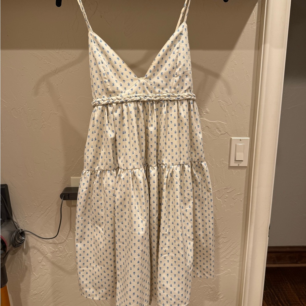 White Floral Dress